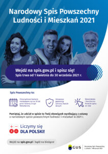 Narodowy Spis Powszechny Ludności i Mieszkań 2021- plakat