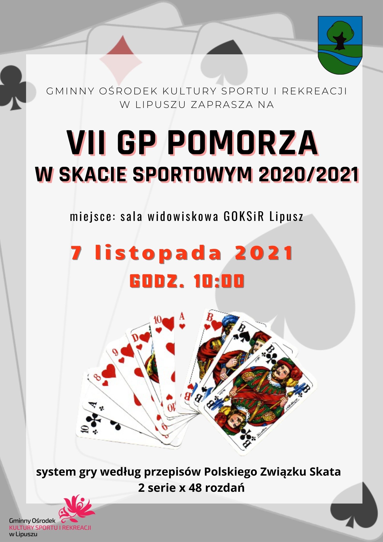 plakat-VII GP Pomorza w skacie sportowym 2020/2021 7 listopada 2021 godz.10:00