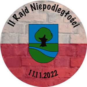 logo II rajdu z okazji dnia niepodległości w gminie Lipusz
