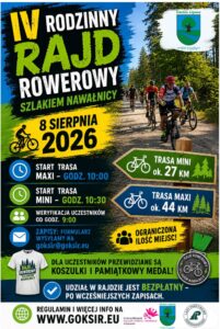 IV RODZINNY RAJD ROWEROWY SZLAKIEM NAWAŁNICY - miniatura wpisu