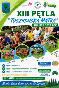 XIII i VI Pętla Tuszkowska Matka w ramach Ogólnopolskiej Imprezy Biegowej Kaszuby Biegają - miniatura wpisu
